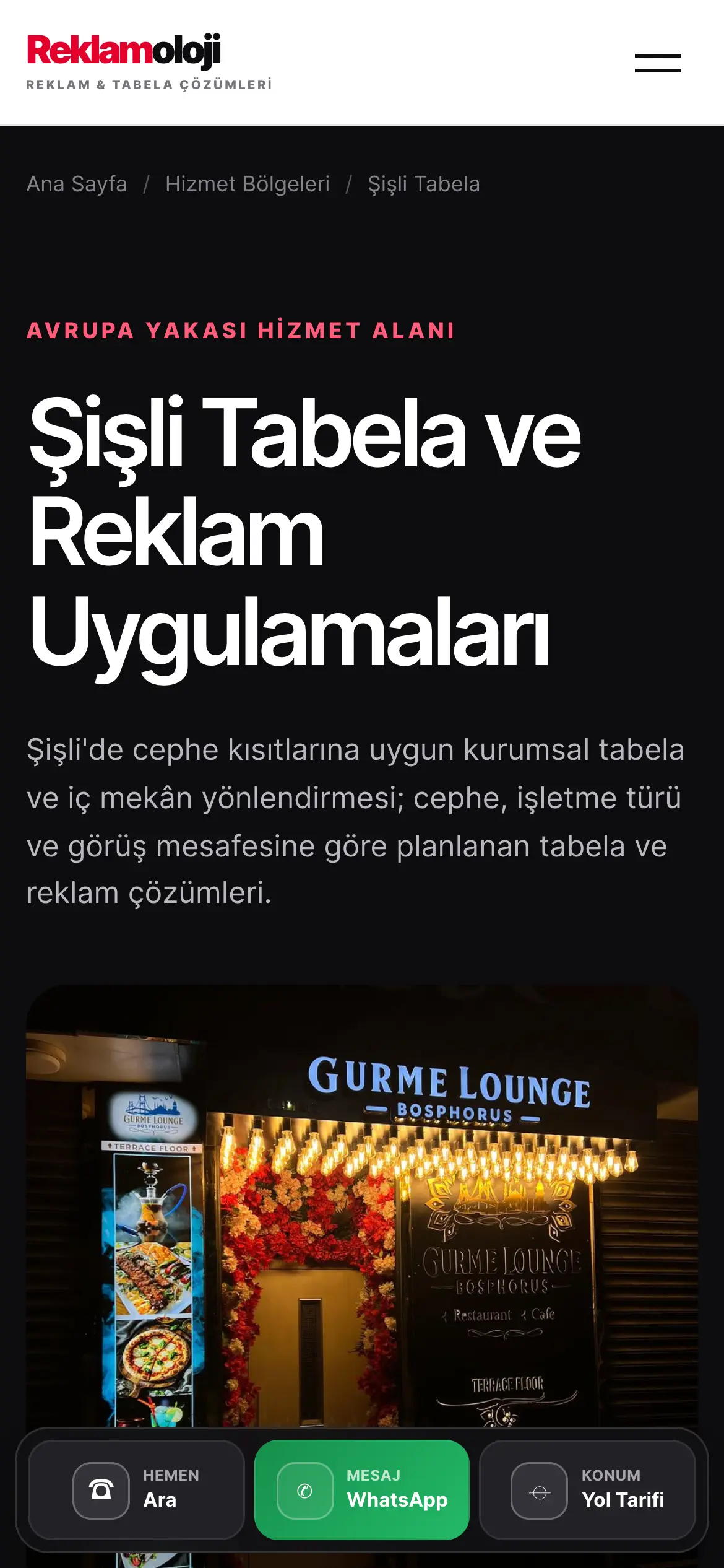 Reklamoloji mobil iç sayfa